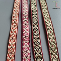 Rubans Jacquard Ethniques pour Vêtements