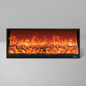 <span class=keywords><strong>Cheminée</strong></span> électrique personnalisable maison salon <span class=keywords><strong>chauffage</strong></span> numérique flamme artificielle encastré poêle décoratif usage domestique métal - Product Image 5