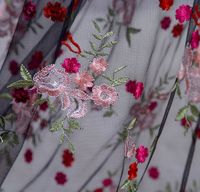 2024 nouveau Design robe de mariée doux dentelle matériel brodé motif dames vêtements pour enfants Art robe tissu maille tissu