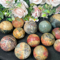 Vente en gros de boule de cristal naturel pierre de guérison sphère de jaspe de Cherry Creek pour la décoration de la maison
