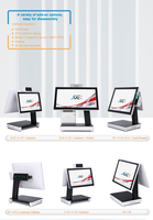 Sistema pos todo en uno con impresora, pantalla táctil de 11,6 pulgadas y 15 pulgadas, android