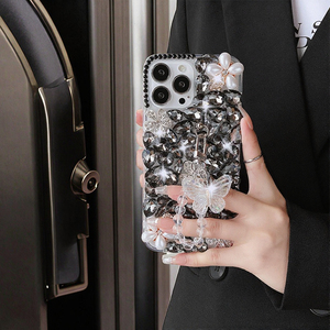 Étui en TPU 3D antichoc avec strass et diamants pour Note 20 5G/S24 Ultra/S25 avec sac OPP - Product Image 3