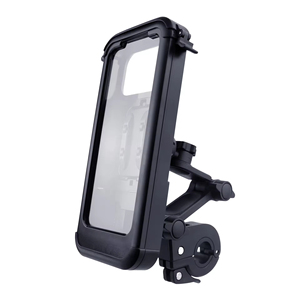 Support de téléphone pour guidon de vélo/trottinette en ABS+PVC étanche, rotation à 360°, hauteur réglable, compatible avec les guidons - Product Image 3