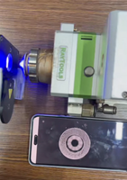 Nouvel outil d'alignement laser DMK, collimateur visuel à prix compétitif pour le centrage des buses dans les applications de découpe et de soudage