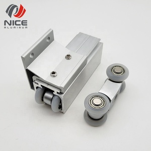 Giá tốt nhất thiết kế hiện đại 6063 cấp hợp kim nhôm vô hình treo đường sắt cửa trượt hướng dẫn theo dõi tùy chỉnh kích thước và độ dày - Product Image 1
