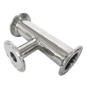 Roestvrijstalen 304 316l Sanitaire Tri Clamp Reducer T-Type Pijpfitting Voor Aansluiting