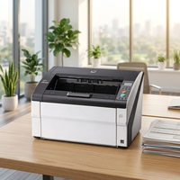 Escáner de Producción A3 de Alta Velocidad Fujitsu Fi-7800, Dúplex, 110 ppm, ADF de 500 Hojas, Equipo de Digitalización de Documentos