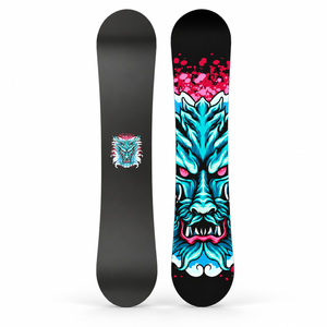 Snow Warrior Black Teal Mask All Mountain Snowboard 154 159 cm Planche de snowboard pour homme uniquement - Product Image 1