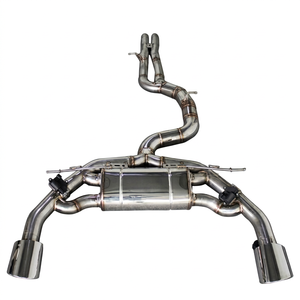 Système d'échappement Valvetronic Vortex à haut débit en acier inoxydable 304 pour Audi RS3 2.5T 2016-2024, finition polie miroir, performance racing - Product Image 1
