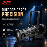 Projecteur LED étanche 300W bicolore, lumière de suivi, lumière de remplissage, projecteur en aluminium moulé IP65 DMX512 pour scène et spectacle automobile