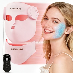 Mascarilla Facial de Silicona 4D Rosa con 4 Modos, Soporte OEM ODM, Diseño Inalámbrico Portátil para Venta al por Mayor - Product Image 2
