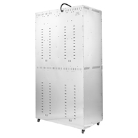 96 Bakjes 4 Afzonderlijke Ruimtes Elektrische Voedsel- en Fruitdroger Dehydrator Roestvrij Staal Gember Peper Dehydrator Machine