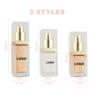 Etiqueta privada Maquillaje de larga duración Cuerpo Cara Líquido Resaltar Resplandor Maquillaje Brillo Resaltador líquido - Product Image 6