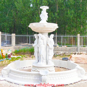 Fontana d'Acqua Commerciale con Scultura di Poseidone in Marmo e Pilastro in Pietra, Design Moderno Intagliato a Mano, Decorazione Ecologica per <span class=keywords><strong>Piscina</strong></span> - Product Image 6