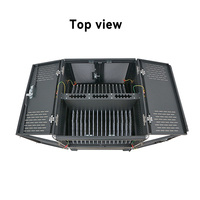 Chariot de recharge portable 30 ports, type C USB AC, pour téléphones et ordinateurs portables, avec verrouillage, pour équipement éducatif