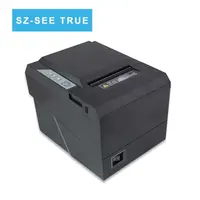 Mobile Thermal Receipt Printer with Cutter, Plastic Case