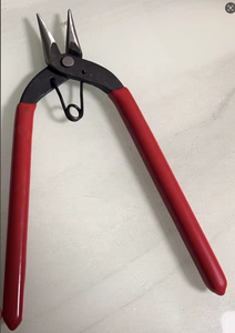 Pince à bijoux en acier au carbone DIY, outils de bouclage de fil à ressort, pince à bec <span class=keywords><strong>rond</strong></span> plat à 9 broches pour la création de bijoux - Product Image 3