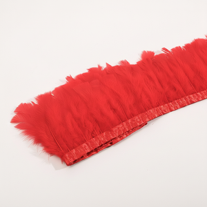 Frange de <span class=keywords><strong>plumes</strong></span> plates multicolores en <span class=keywords><strong>plumes</strong></span> de dinde naturelles pour la décoration de mariages, de fêtes et les accessoires vestimentaires DIY teints - Product Image 2