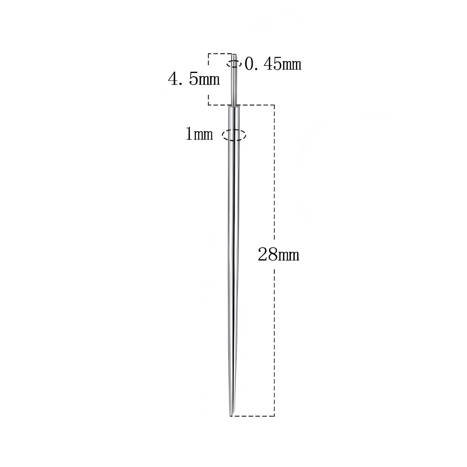 Diámetro del cable 1,0 compatible con accesorios de clavija 18G