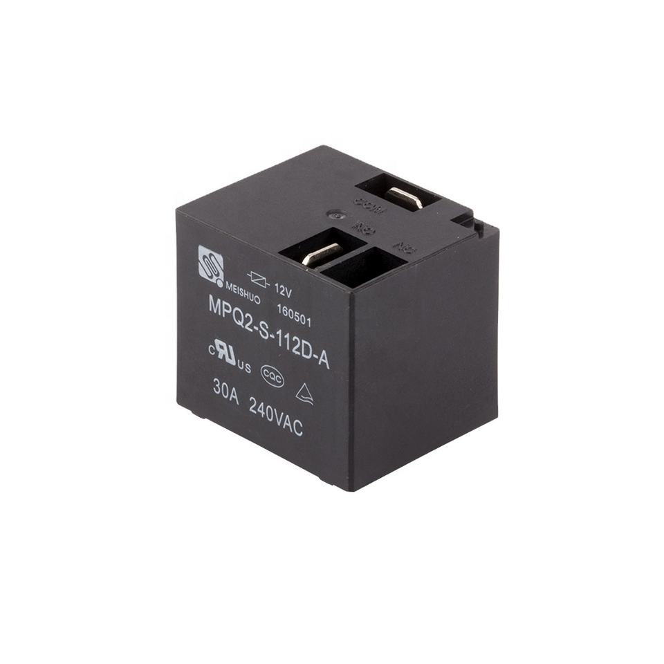 Meishuo MPQ2 T91 12v 24 Volt 5 Pin Protective PCB QC SPDT 12V TUV CQC 20A 30a 10A 240VAC Relay