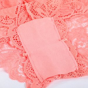 <span class=keywords><strong>Culotte</strong></span> bikini taille mi-haute pour femme, usage quotidien, avec dentelle, couvrance mi-dos, logo personnalisé, nœud décoratif uni, vente en gros, méthode de tricotage - Product Image 3