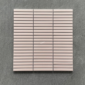 กระเบื้องโมเสคเซรามิกสีเหลืองลายเส้นสำหรับปูพื้นและผนังห้องครัว - Product Image 6