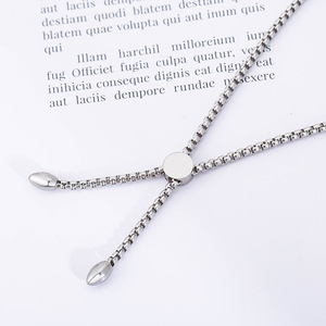 Heart-Shaped Titanium Steel <b>Bracelet</b> <b>Adjustable</b> With Diamond Inlay Unisex Gift Jewelry - Product Image 5