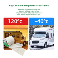 Ruban de réparation de toiture de camping-car blanc de taille personnalisée 1mm*10cm*15m, ruban d'étanchéité pour toiture de camping-car, utilisé pour la réparation des toitures de camping-cars, des véranda et des conteneurs