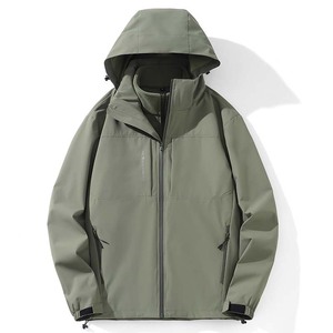 Outdoor 3-In-1 Windproof Jacket With Detachable Fleece Lining Unisex Technical Apparel For Workwear And Outdoor Use - Product Image 4