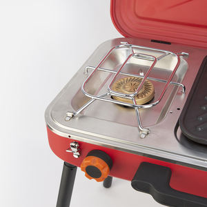 Réchaud de <span class=keywords><strong>camping</strong></span> portable pliable en métal haute puissance 5500W, résistant au vent, avec carburant au butane, équipement de cuisine d'extérieur professionnel - Product Image 4
