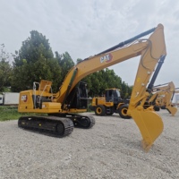 Excavatrice sur chenilles Caterpillar 320GC d'occasion de haute qualité, modèle 2023, 20 tonnes, pompe hydraulique puissante pour travaux routiers et miniers