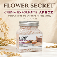 Flower Secret Lulur Beras Fermentasi Asam Hialuronat Kolagen untuk Menghaluskan Kulit-Untuk Dewasa Semua Jenis Kulit-Agen Global OEM/ODM