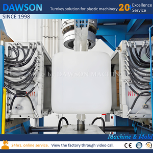 Bể Nước 1000 lít IBC container Tank Máy làm nhựa HDPE 3 lớp màu xanh đậm IBC thổi khuôn máy - Product Image 5