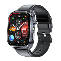Montre connectée étanche IP68 ET572, moniteur de sommeil 24h/24, moniteur de température corporelle, tracker de fitness, montre connectée sportive pour hommes et femmes