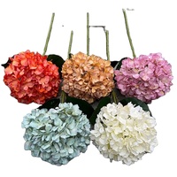 Bunga Hydrangea Buatan Sutra Imitasi Realistis Ukuran Besar, Langsung dari Pabrik, Ramah Lingkungan, Kualitas Tinggi, Dekorasi Rumah/Pernikahan Indoor/Outdoor