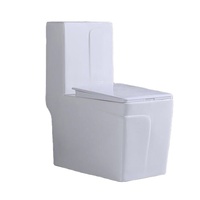 Meilleure vente Design Sanitaire Double Chasse D'eau Salle De Bains Toilette S-trap Moderne Cabinets D'eau Minimaliste Une Pièce En Céramique 5 Ans 180mm