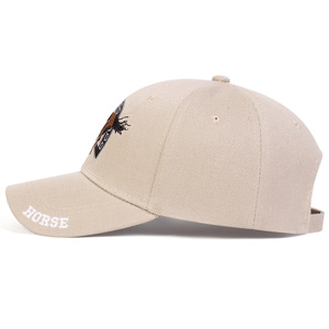Gorra de Béisbol de Calidad 1.1 OEM ODM, 6 Paneles con Bordado de <span class=keywords><strong>Caballo</strong></span>, Fábrica BSCI para Mayoristas, Estilo Retro, Precio - Product Image 2