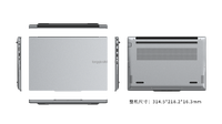 Laptop Bisnis 14.1 Inci Langsung dari Pabrik Intel Core Ultra5 125H Generasi ke-12, 13, 14 1235U I7-12650HX 1240P13620H 13650HX CPU
