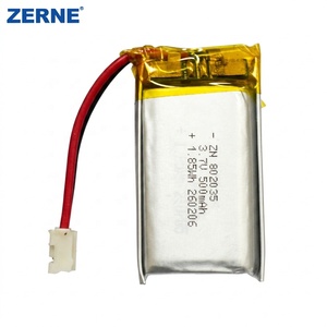 ขายตรงจากโรงงาน แบตเตอรี่ลิเธียมโพลิเมอร์แบบ Pouch Cell 3.7v 500mah สำหรับหูฟังบลูทูธ - Product Image 1