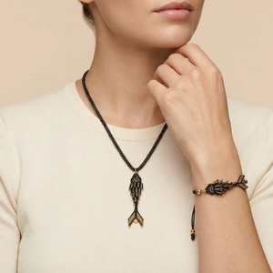 Bracelet artisanal en soie pure tressée avec perles Miyuki, motif queue de <span class=keywords><strong>poisson</strong></span> Koi, bracelets perlés tendance, collier queue de <span class=keywords><strong>poisson</strong></span> - Product Image 2
