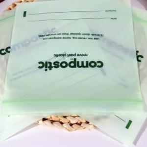 Kantong <span class=keywords><strong>Ziplock</strong></span> PLA Komposabel dengan Logo Kustom Ramah Lingkungan dengan Segel Panas dan Cetak Gravure untuk Penyimpanan - Product Image 2