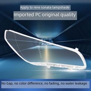 Pour Hyundai Sonata 2015 2016 2017 9ème génération LF Couvercle de lentille de phare transparent Coque de phare avant Halogène Xénon Remplacement en verre - Product Image 5