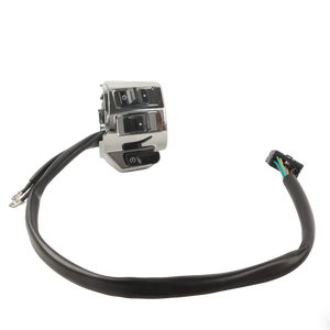 สวิตช์ไฟเลี้ยวรถจักรยานยนต์ ปุ่มควบคุมแฮนด์รถ ปุ่มสวิตช์ไฟหน้า สำหรับ <span class=keywords><strong>Vespa</strong></span> <span class=keywords><strong>Sprint</strong></span> Primavera <span class=keywords><strong>150</strong></span> LX150 24 25 อะไหล่ - Product Image 4