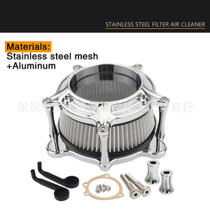 Conjunto de Filtro de Aire CNC Black Works Racing de 23 cm para Modificación de Motocicletas Harley-Davidson, Pieza MP-1186-BK - Product Image 2