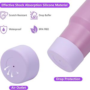 ชุดอุปกรณ์ตกแต่งแก้ว ยางนิ่มหลากสี จี้รูปทรงลูกบอลขนสัตว์ 10 มม. โบว์รูปหัวใจ ฝาครอบหลอดดูดน้ำ - Product Image 3