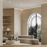 Mobilier de salon de beauté européen |   Comptoir d'exposition de produits de forme personnalisée et design d'intérieur