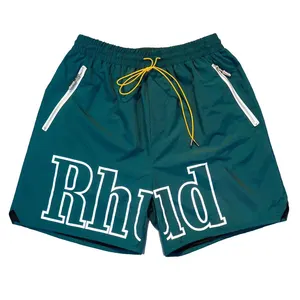 Pantalones cortos de playa personalizados de poliéster para gimnasio, tabla deportiva holgada, Bermudas de nailon