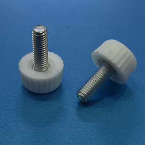 Furniture Felt Pad <b>Adjustable</b> Plastic Feet With Screws For Height <b>Adjustment</b> Modern Style <b>Table</b> Chair <b>Legs</b> - Product Image 2