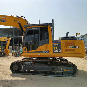 Komatsu รถขุดตีนตะขาบไฮดรอลิกแบบใช้ใน PC200-7 20T PC200มือสองรถขุดการเกษตรขนาดกลาง - Product Image 3