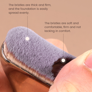 Pennello per Fondotinta Ultra Sottile e Ampio con Testa Piatta e Setole Morbide, Strumento <span class=keywords><strong>di</strong></span> Bellezza per il <span class=keywords><strong>Trucco</strong></span> - Product Image 5
